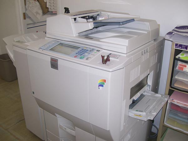 Commercial copy machine at Litho-Craft