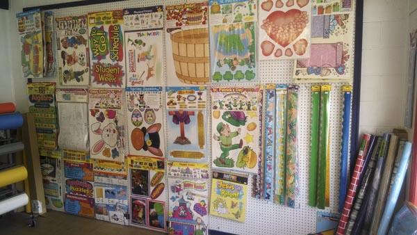 Classroom decorations and supplies